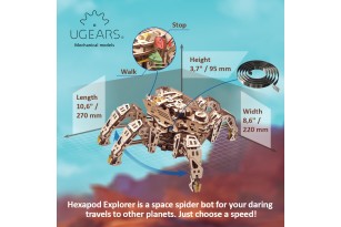 Hexapod Robotic Explorer Mechanical Model Kit UGR70158