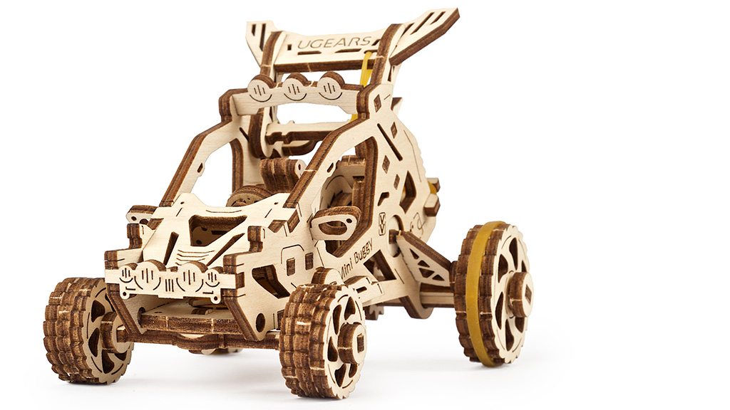 Desert Buggy (Updated Mini-Buggy) Mechanical Wooden Puzzle Model Kit UGR70164