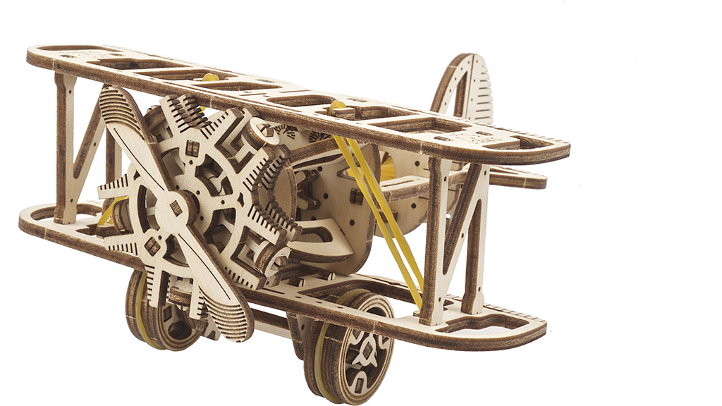 Mini-Biplane Mechanical Model Kit UGR70170