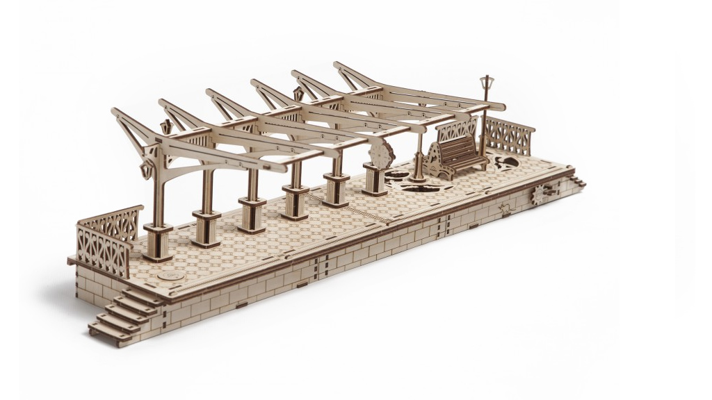 Railway Platform Mechanical Model Kit UGR70013