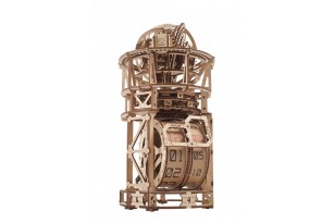 Sky Watcher Tourbillon Table Clock Mechanical Wood Model Kit UGR70162